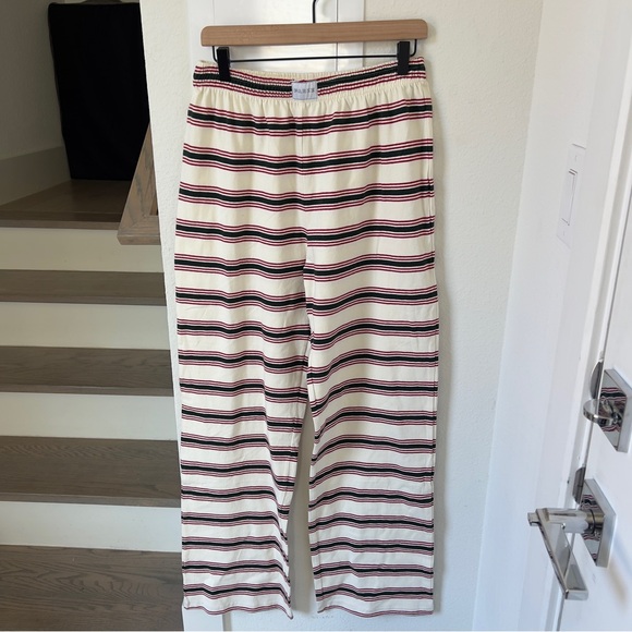 New PARKE Holiday Striped Cotton Boxer Pants - Picture 2 of 5